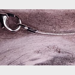 Halsk�de i 925 s�lv, slange